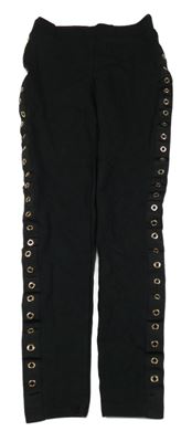 Černé legíny se cvočky Calzedonia