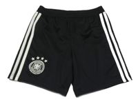 Černé fotbalové kraťasy Deutscher Adidas