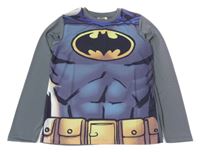 Sivé športové tričko s Batmanem