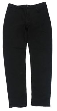 Čierne skinny fit rifle Matalan