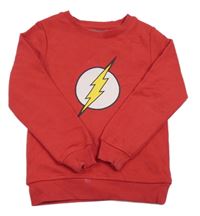 Červená mikina so znakem - JUSTICE LEAGUE