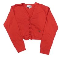 Červené propínací svetrové bolérko TERRE BLEUE.