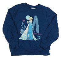 Petrolejová mikina s Elsou Disney