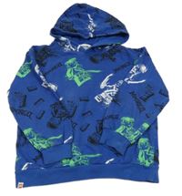 Zafírová mikina s lego NINJAGO a kapucňou H&M