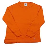 Tmavooranžové tričko PETIT BATEAU
