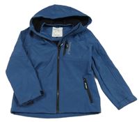 Tmavomodrá softshellová bunda s kapucí C&A