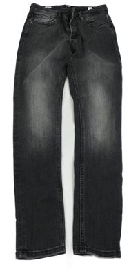 Tmavosivé skinny rifle JACK&JONES