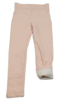 Svetloružové teplákové zateplené tregíny lupilu