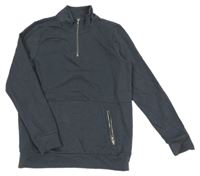 Tmavošedá mikina F&F