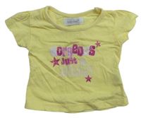 Žlté tričko s nápismi Early Days