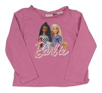 Ružové tričko s Barbie H&M