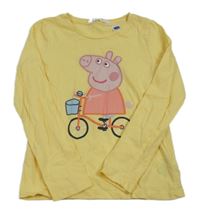 Žluté triko s Peppou H&M