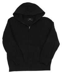 Černá propínací mikina s kapucí C&A