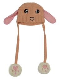 Ružová čapica s ňufáčikom  a uškami