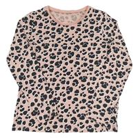 Ružové vzorované tričko George