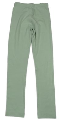 Svetlozelené rebrované legíny George