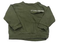 Khaki mikina s vreckom F&F