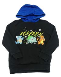 Čierna mikina s pokémony a kapucňou George