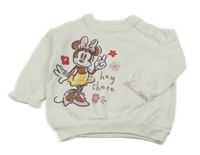 Bílá mikina s Minnie George