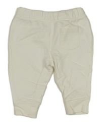 Biele tepláky s vreckom Pocopiano