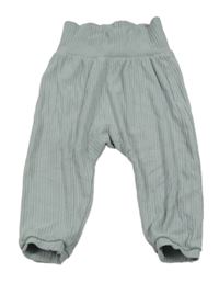 Sivé rebrované ľahké tepláky H&M