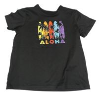 Čierne tričko so sufrmi