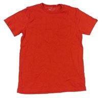 Červené tričko s vreckom Next