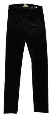 Černé sametové legíny H&M
