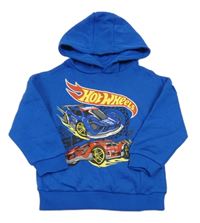 Tmavomodrá mikina s autami a kapucí - Hot Wheels