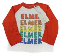 Nové - Bílo-červené triko s nápisy Miniclub