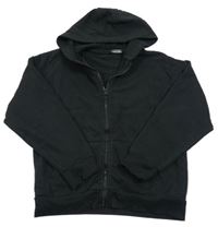 Černá propínací mikina s kapucí George