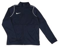 Tmavomodrá propínací sportovní mikina s logem Nike