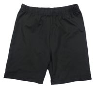 Čierne elastcké kraťasy Shein