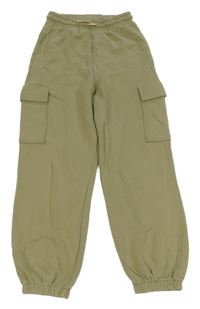 Khaki cargo tepláky River Island