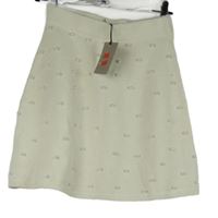 Nové - Dámska smotanová pletená vlnená sukňa s perličkami zn. River Island