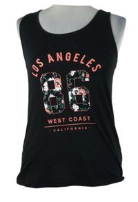 Dámský černý top s číslem Primark 