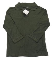 Nové - Khaki polo triko zeeman