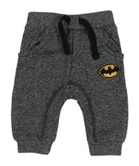 Šedé melírované tepláky s Batmanem 