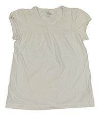 Biele bavlnené tričko Y.F.K.