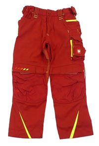 Červené outdoorové nohavice s vreckami zn. Engelbert Strauss