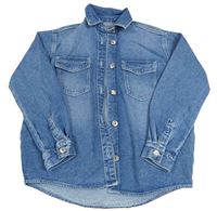 Modrá riflová silnější halenka Primark