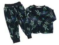 Černé plyšové pyžamo s Toy Story Disney