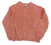 Lososový melírovaný prepínaci sveter Miniclub