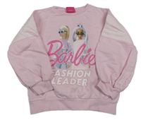 Světlerůžová mikina - Barbie