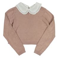 Staroružový sveter so všitou halenkou Primark