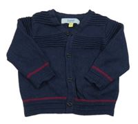 Tmavomodrý prepínaci vlnený sveter Ted Baker