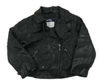 Čierny koženkový jarný krivák Kiabi