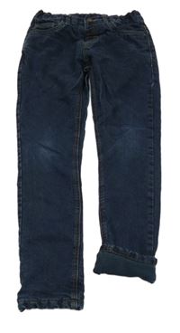 Tmavomodré podšité rifle C&A