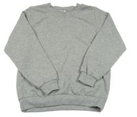 Sivá melírovaná mikina