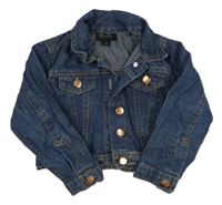 Tmavomodrá rifľová bunda Picapino